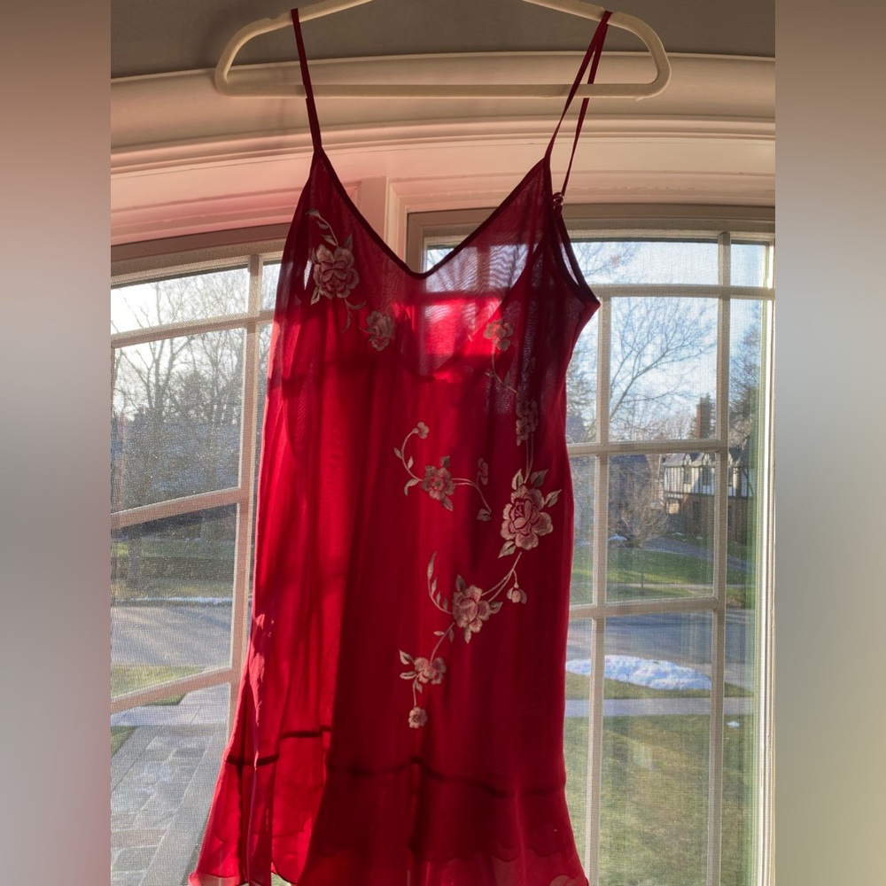 SOLD gorgeous vintage floral slip dress